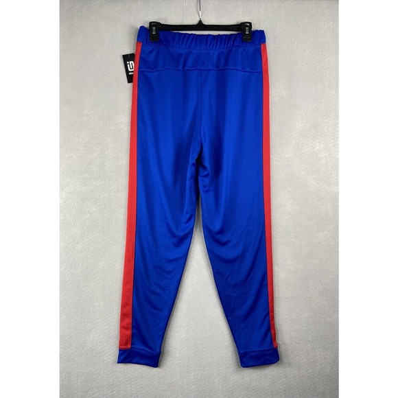 ID Ideology Men's Size Small Knit Joggers 2-Pocket Blue & Red NEW - Picture 5 of 9